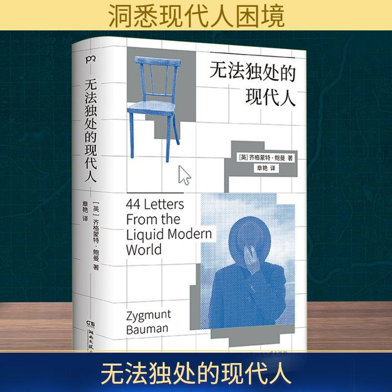 无法独处的现代人 齐格蒙特鲍曼 著 洞悉社会真相 反消费反内卷反焦虑 在生活的碎片中拼凑起那个熟悉又陌生的自己 湖南文艺出版社