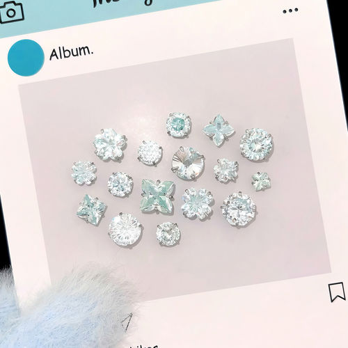 RINGRING商店医用钛合金耳钉耳蜗钉养耳洞钛钢耳骨钉医学级耳饰女