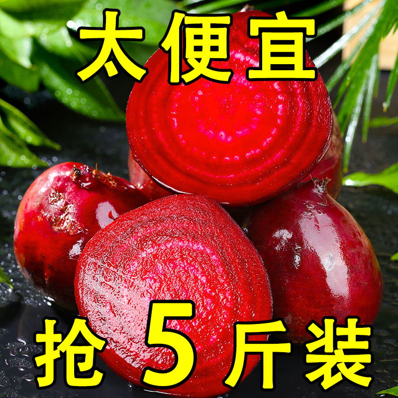 正宗甜菜根现挖甜菜头红菜头老农自种精选甜菜根应季蔬菜整箱直发