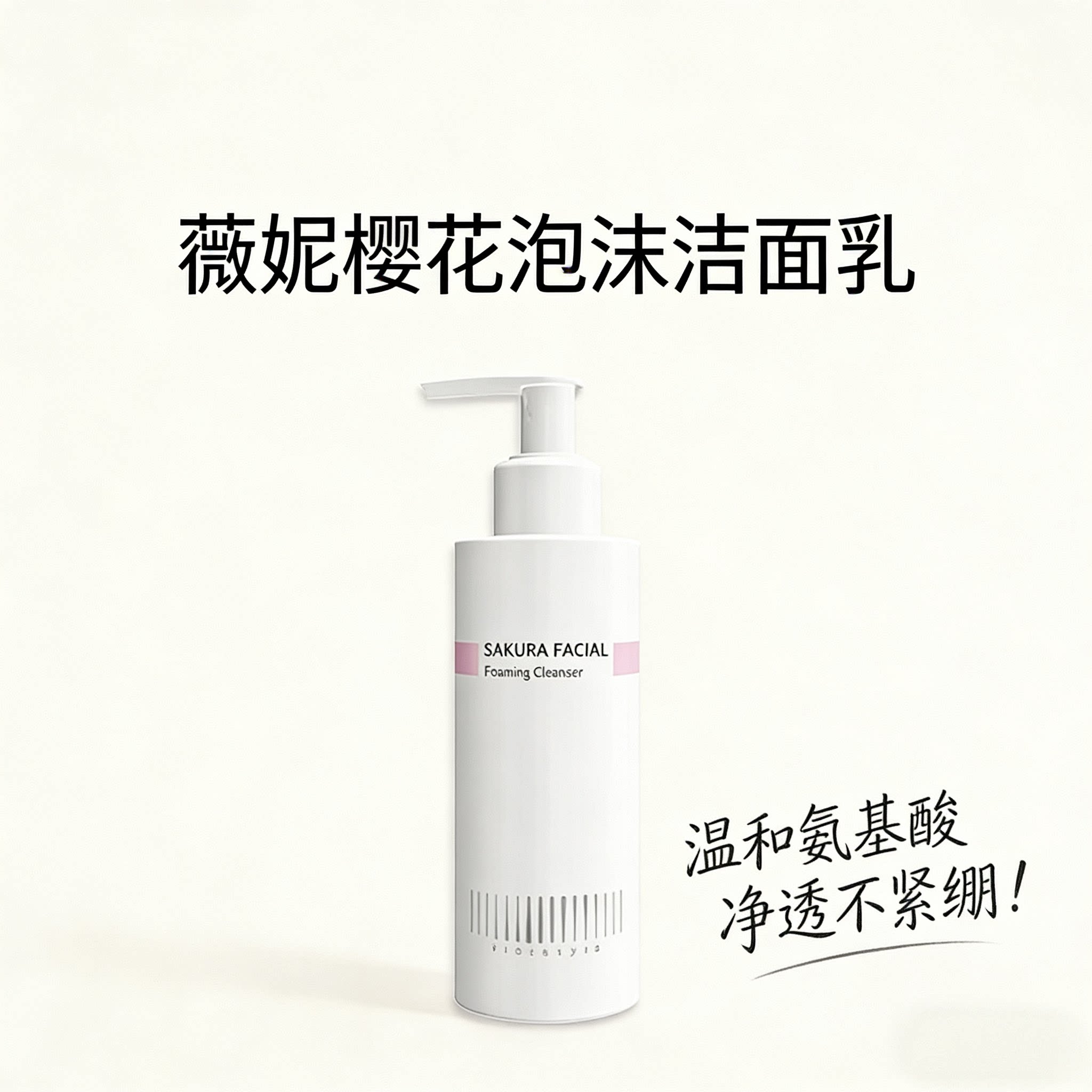 vinistyle薇妮化妆品樱花泡沫洗面奶洁面乳膏清洁卸妆温和不刺激