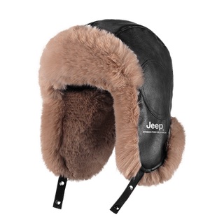 JEEP帽子男款冬季2023飞行员东北防寒帽女保暖帽零下护耳雷锋帽