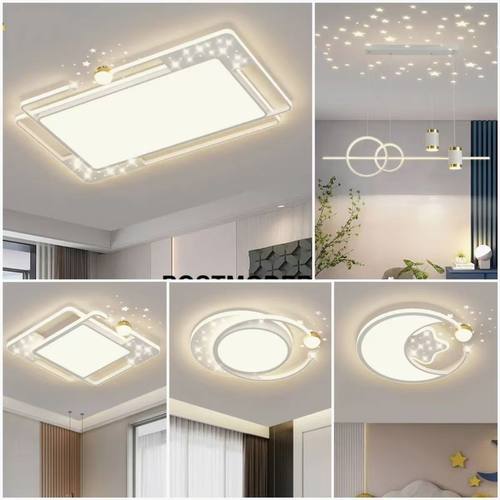 2025新款客厅大灯新款现代大气北欧简约吸顶灯具中山全屋套餐组合