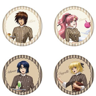 正版现货!日谷散池机动战士高达seed cafe吧唧徽章挂件立牌