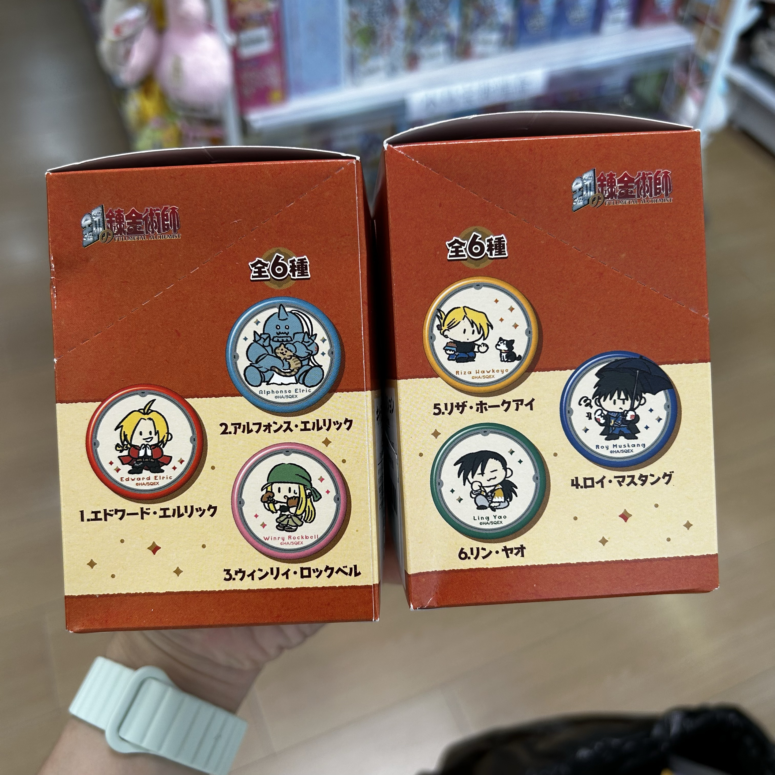 正版现货！日谷 钢之炼金术师 涂鸦Q 徽章 吧唧 盲抽一发