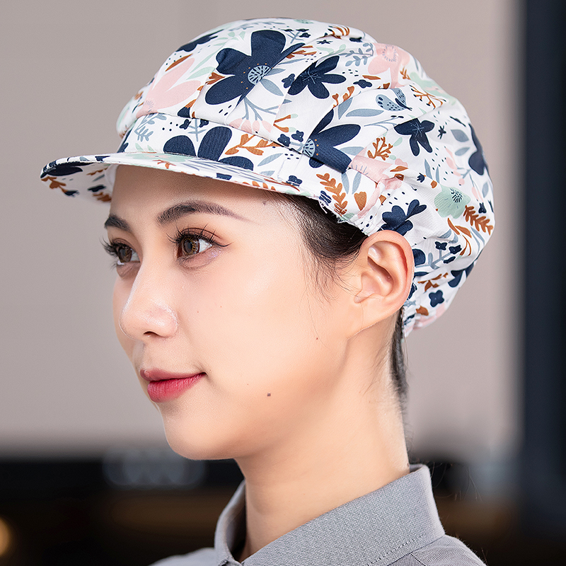 柒米诺厨师帽防尘防油烟