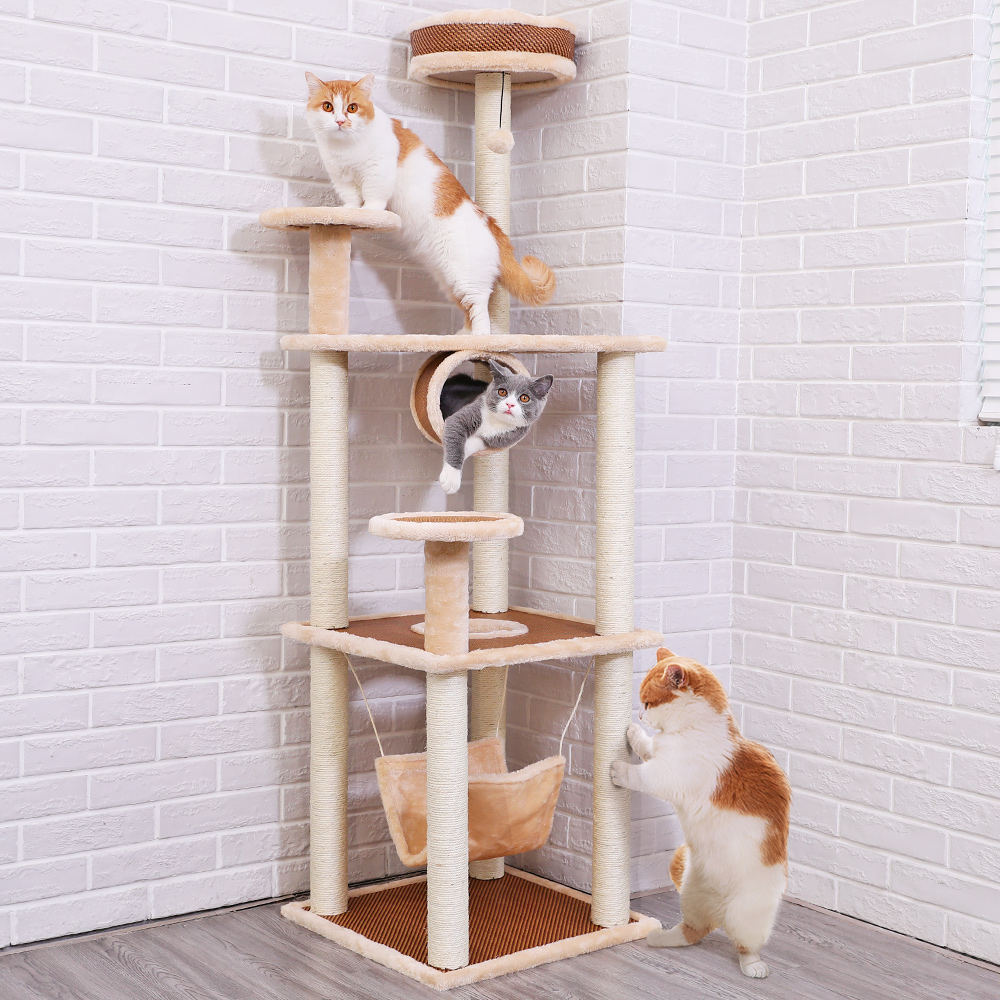 大柱子夏天跳台用品剑麻猫爬架