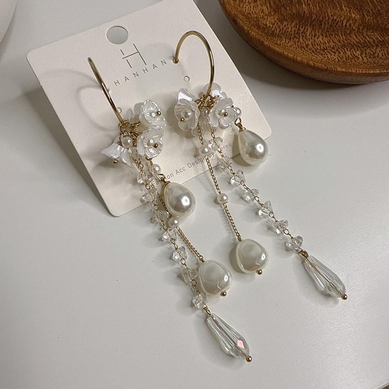 全店清仓|气质长款流苏系列(1)|仙女流苏耳环八芒星珍珠链条