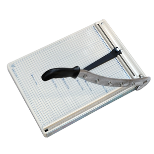 宝预PVC切纸刀全钢手动切刀 A3裁切刀 a4迷你小型办公用塑料片裁纸刀相片裁纸机 照片布料裁切机切割机切纸机