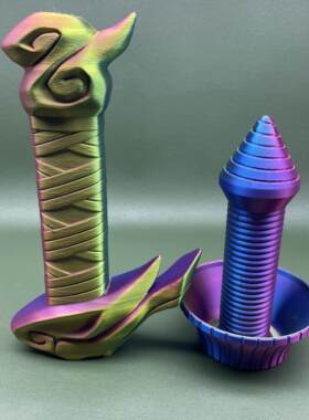 3D打印疾风亚索伸缩剑网