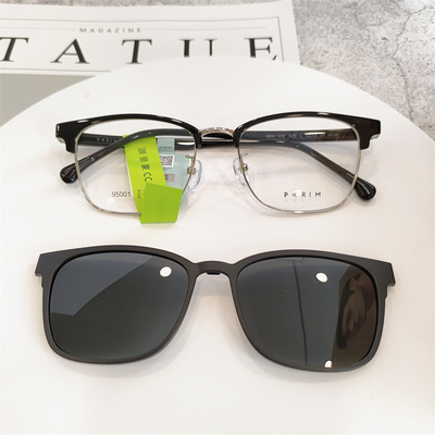 派丽蒙磁吸近视墨镜镜女可配度数太阳镜一镜两用男士开车95001