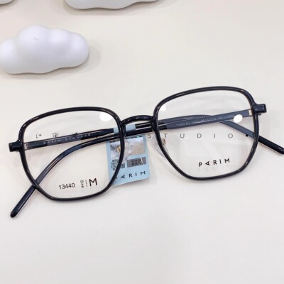 眼镜框镜架男派丽蒙眼镜架近视眼镜女素颜大脸透明眼镜框13440