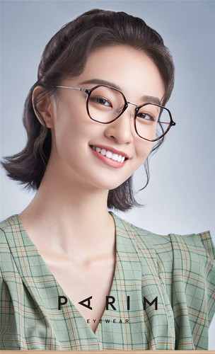 派丽蒙87004眼镜近视防蓝光护眼透明眼镜框显脸小素颜神器