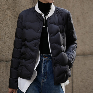 轻软暖！蓄热三防短款轻薄95鹅绒服冬季新款圆领好穿搭羽绒服外套
