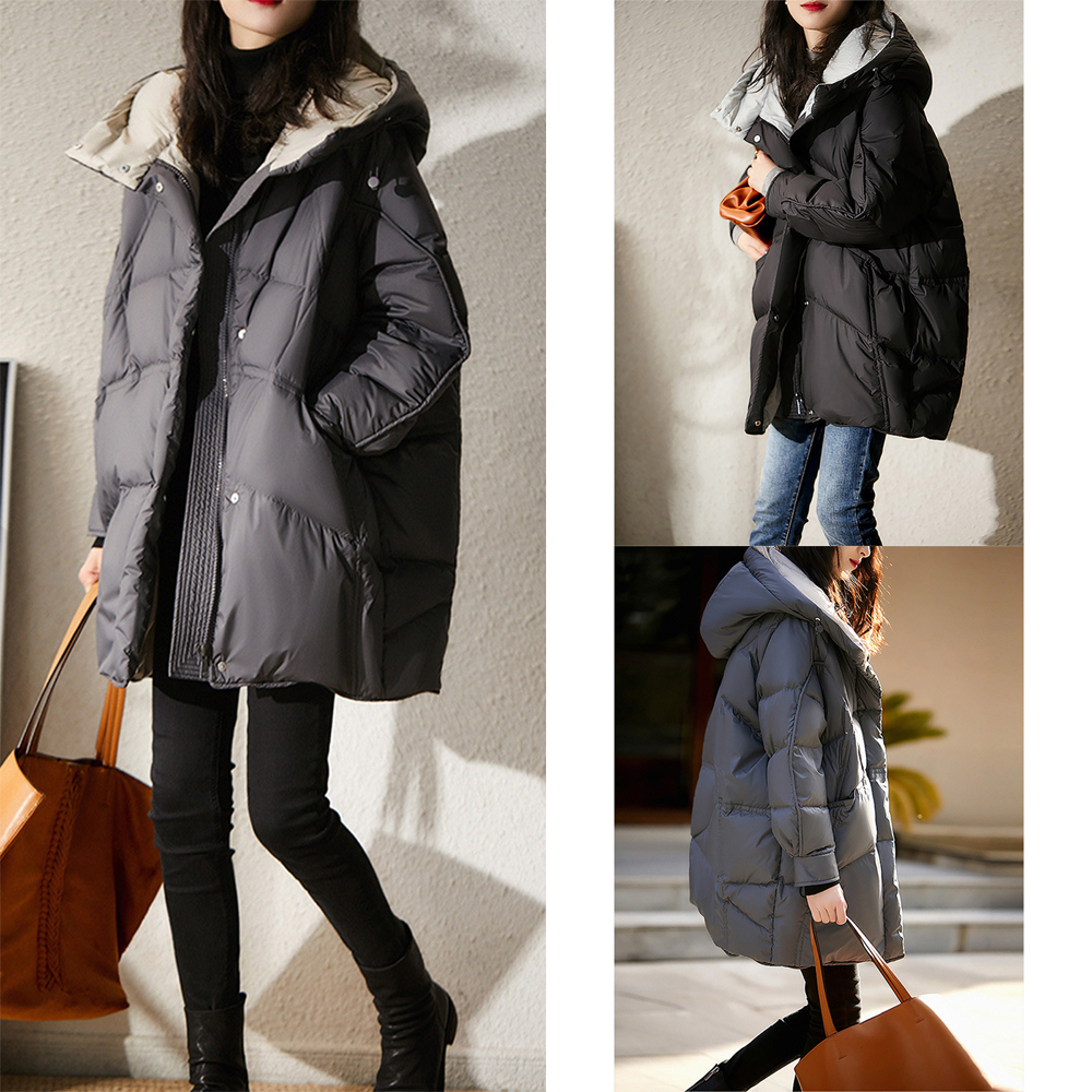 御寒神器!高端90白鸭绒羽绒服