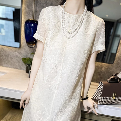 美到心坎！璀璨星河重磅真丝裙