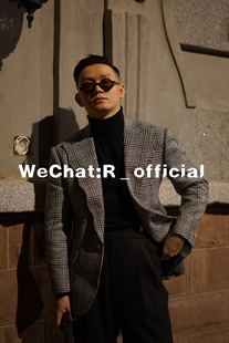 让定制 时装系列 浪子领 真丝威尔士亲王格夹克