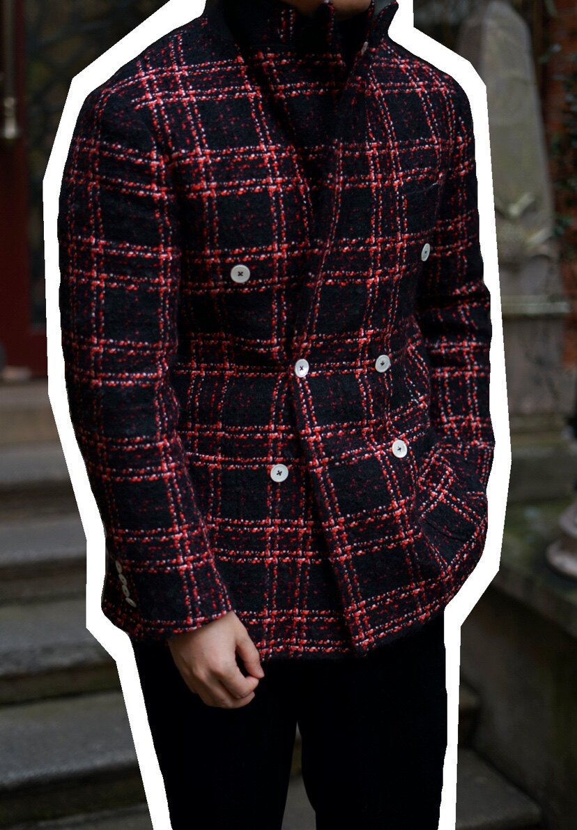 RTions |Customization Plaid Tweed Double-breasted suit coat FANCY TWEED High fixed seriesin the Men's clothing, 西服外套, 休闲西服 category - from Buy2taobao.com to provide professional Taobao agent buy service