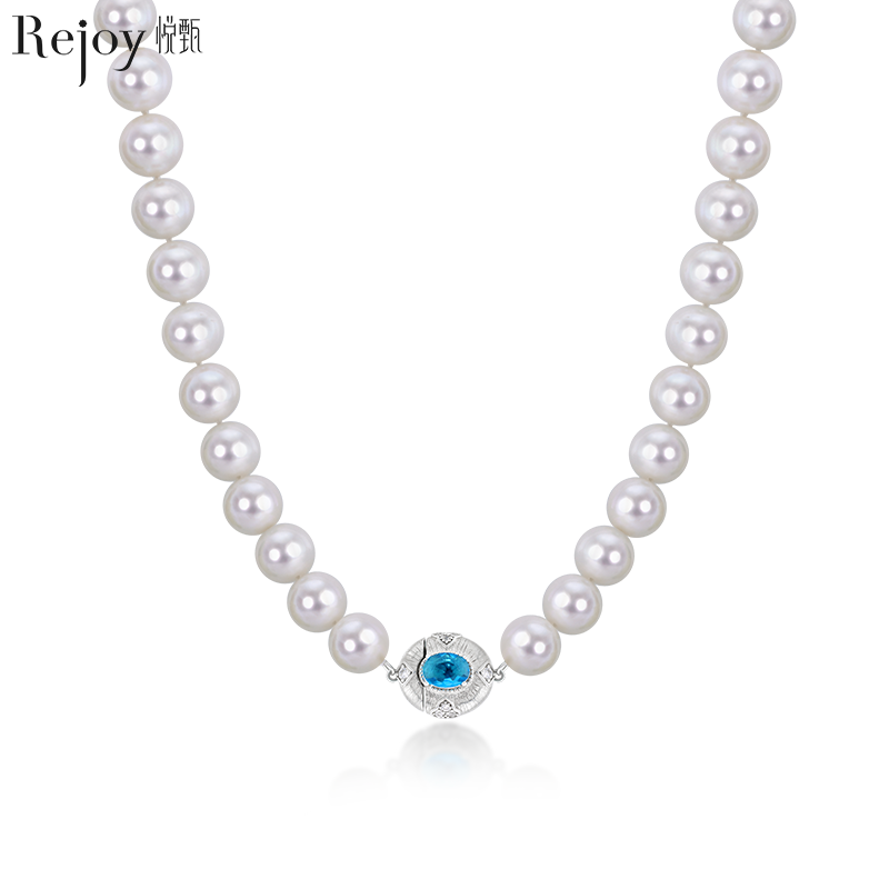 悦甄人造晶石 爱迪生白色串珠11-12mm 兰黛