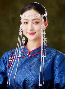 蒙古族头饰耳环女民族风发饰
