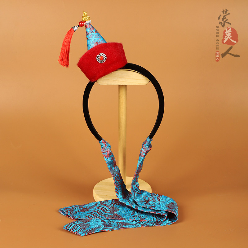 蒙古女族头饰时尚手工发饰