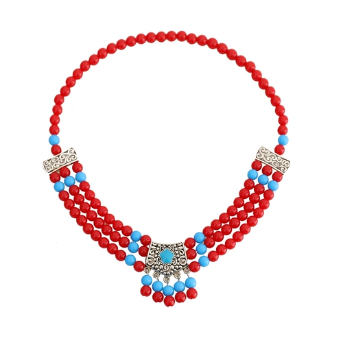 Этнический аксессуар для волос ручной работы