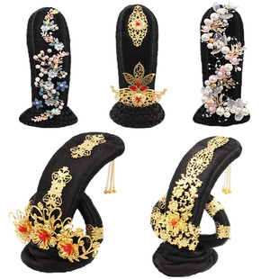 汉服敦煌头饰丽人行假发飞天舞蹈发饰古典舞民族舞饰品惊鸿仙女棒