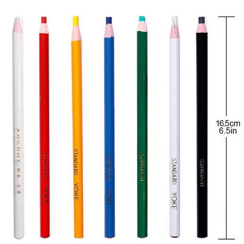 STANDARD南韩拉线蜡笔白色红拉线笔 免削卷纸 手撕拖线笔点位