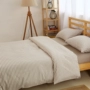 Giặt bông tốt kẻ sọc bốn mảnh chăn ga trải giường bộ đồ ba mảnh đặt 1,2m giường 1,5 m 1,8 - Bộ đồ giường bốn mảnh bộ chăn ga gối đệm cưới everon