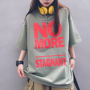 冷大娘定制男女中大童立体印花短袖宽松T恤欧美风街舞演出亲子款