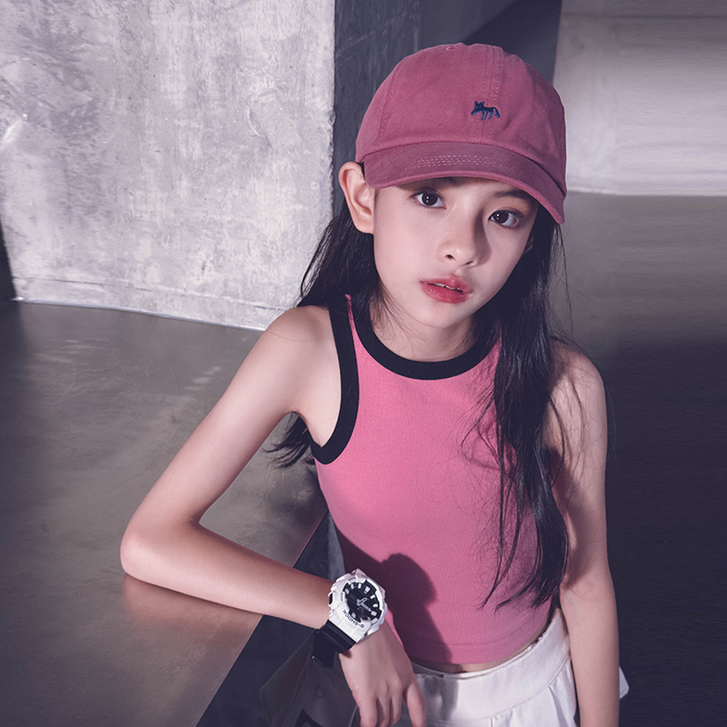 冷大娘男女中大童百搭鸭舌帽