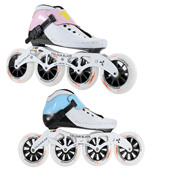 专业比赛大轮成人 凯雷德速滑鞋 儿童速滑轮滑鞋 四轮竞速速度溜冰鞋
