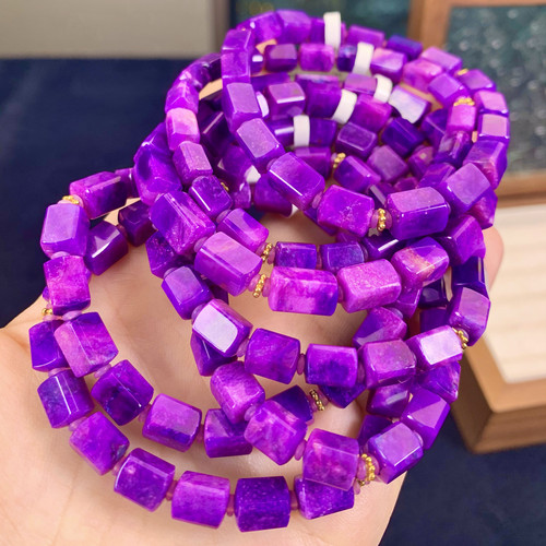 舒俱来幻彩流星手串四棱方糖