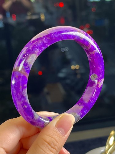 潮生石舒俱来紫樱手镯