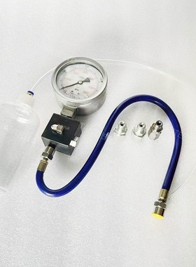 电喷共轨高压油泵柱塞油路400mpa带限压阀压力表1800bar维系工具