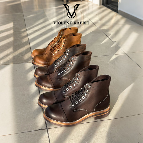 手工固特异！伞兵靴8111腊肉皮