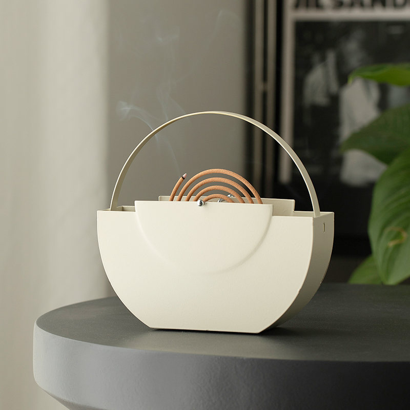 北欧铁艺蚊香架摆件米立风物