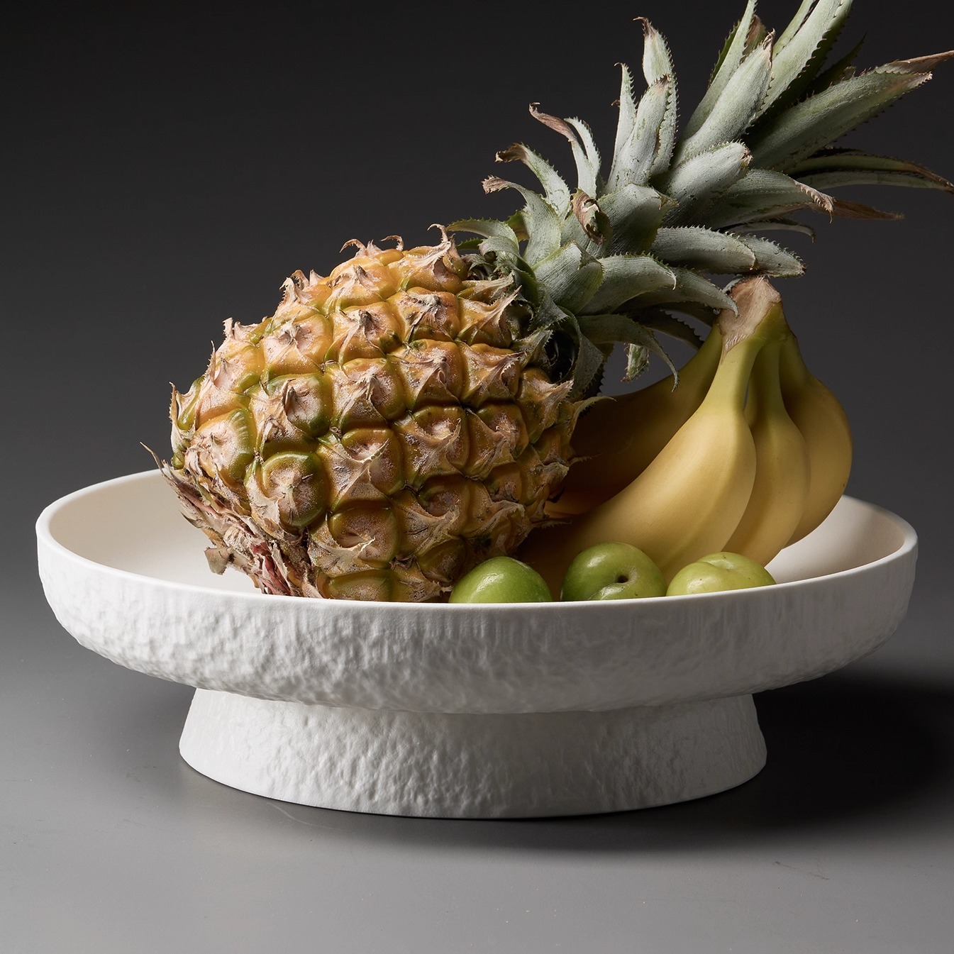 米立风物白色高颜值水果盘