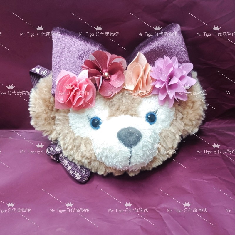 国内现货 东京迪士尼2024秋日睡衣夜游玫玫雪莉玫斜挎包大头包