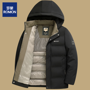 加厚保暖棉袄棉衣冬装 罗蒙羽绒棉服男士 新款 外套男款 上衣 秋冬季