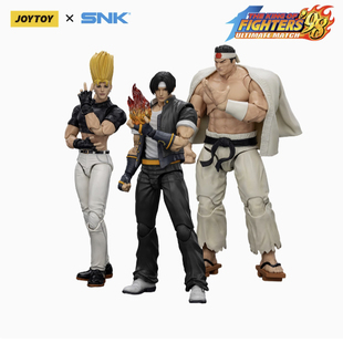 JOYTOY暗源 SNK 拳皇 98UM 主人公队 草薙京 大门五郎 二阶堂红丸