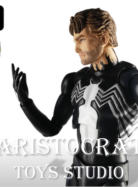 现货 Mafex 147 漫威 共生体蜘蛛侠 毒液 黑色战衣 再版 可动