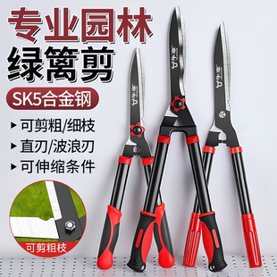 强力园艺剪家用草坪修剪花草剪修剪树枝神器绿篱剪粗枝省力大剪刀
