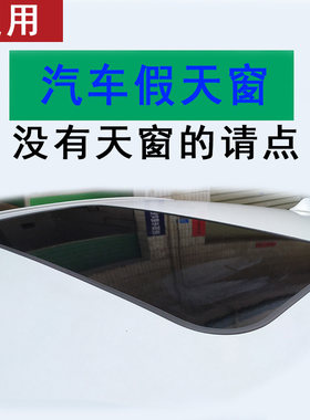 通用仿真全景天窗假天窗车顶膜