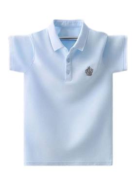 男女童校服POLO衫夏季薄款短袖