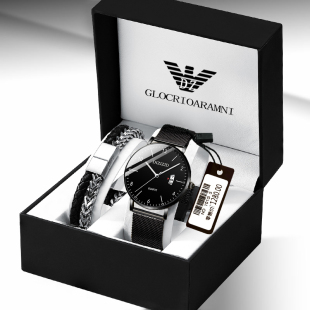 青少年手表男士 初中学生潮流机械表高中生超薄简约防水石英电子表