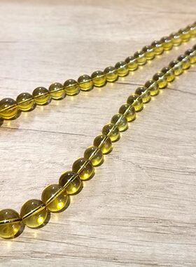 画子行山水缅甸天然琥珀项链琥珀安神《有光》#