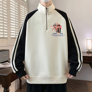 春秋季卫衣打底衫男孩12-15岁初中学生13青少年14大童潮流长袖t恤