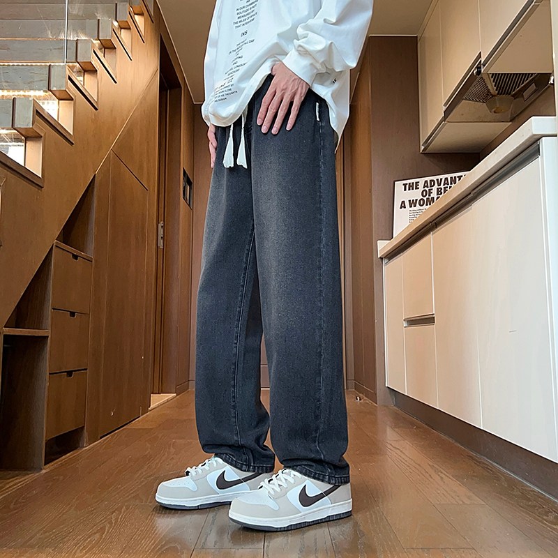 春季青少年潮流帅气牛子裤13岁男孩初中学生14大童16松紧腰牛仔裤,男装,牛仔裤,淘宝优惠券,粉丝福利购,淘宝优惠卷