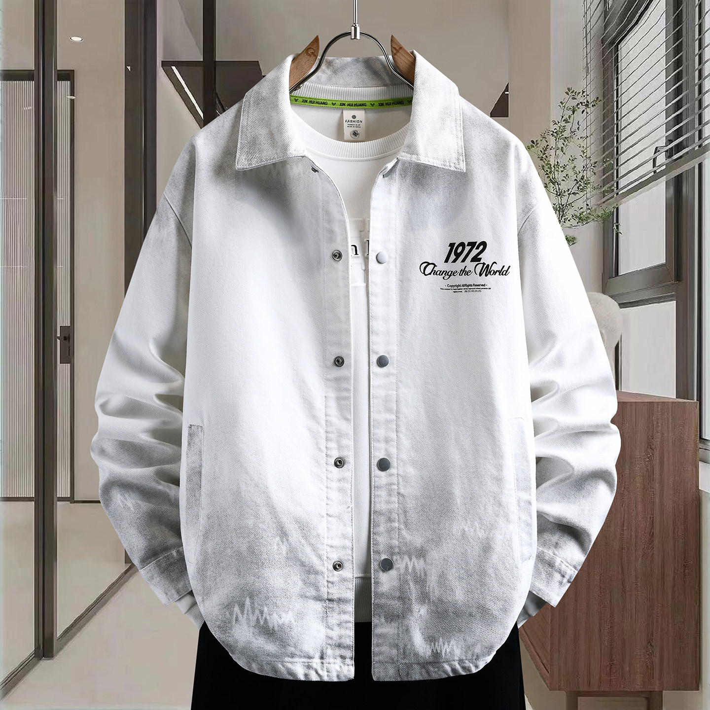 春季男孩宽松潮流衬衫13初高中学生14岁青少年15大童夹克衬衣外套,男装,牛仔外套,淘宝优惠券,粉丝福利购,淘宝优惠卷