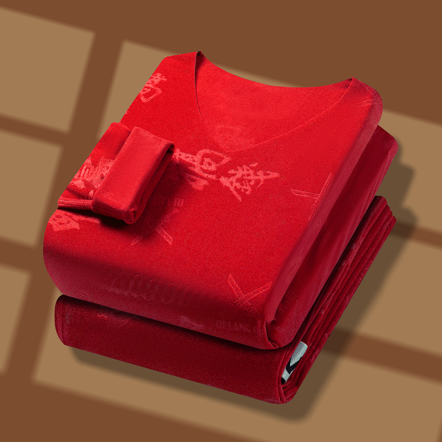 冬季青少年德绒保暖内衣13初中学生15岁男孩14打底衫秋衣秋裤套装